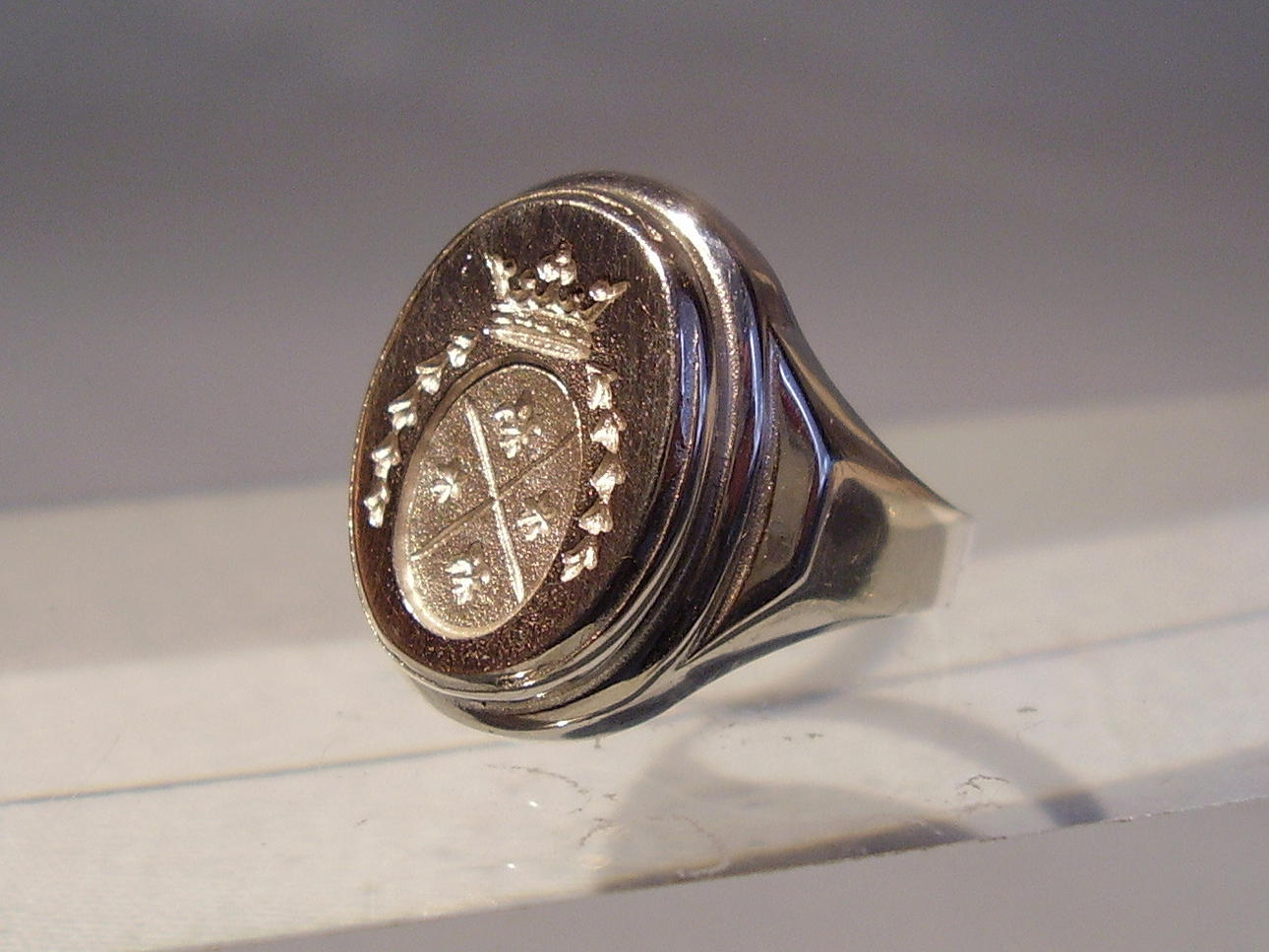 STATSVAPEN RING SILVER ÄDEL VAPENSKÖLD. Smycken & Ädelstenar - Ringar ...