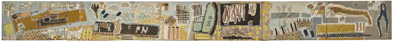 TORSTEN RENQVIST. “Aeroplane Cemetery, Sketch”.
