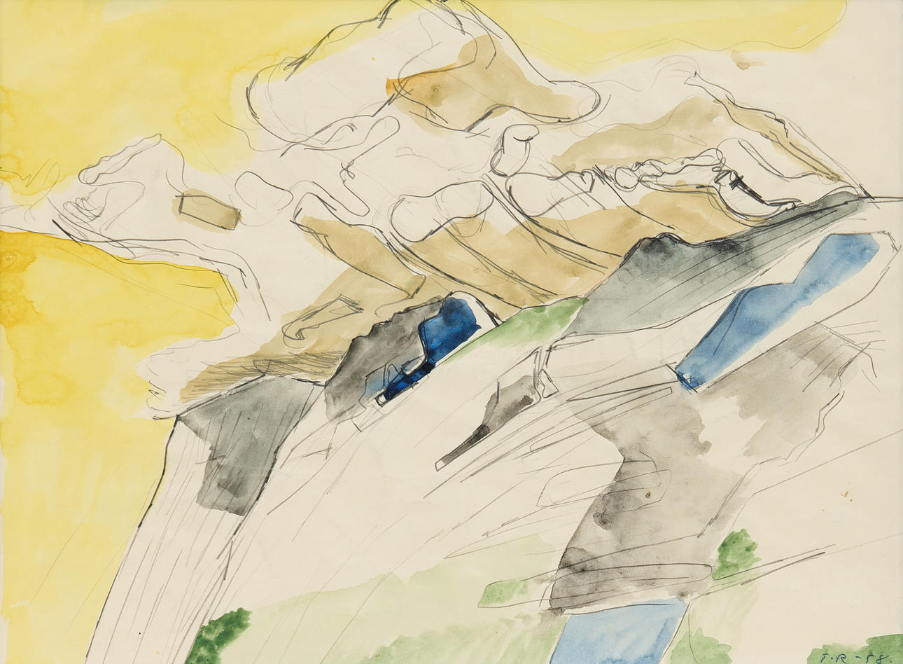 TORSTEN RENQVIST. “Clouds over the mountains”.