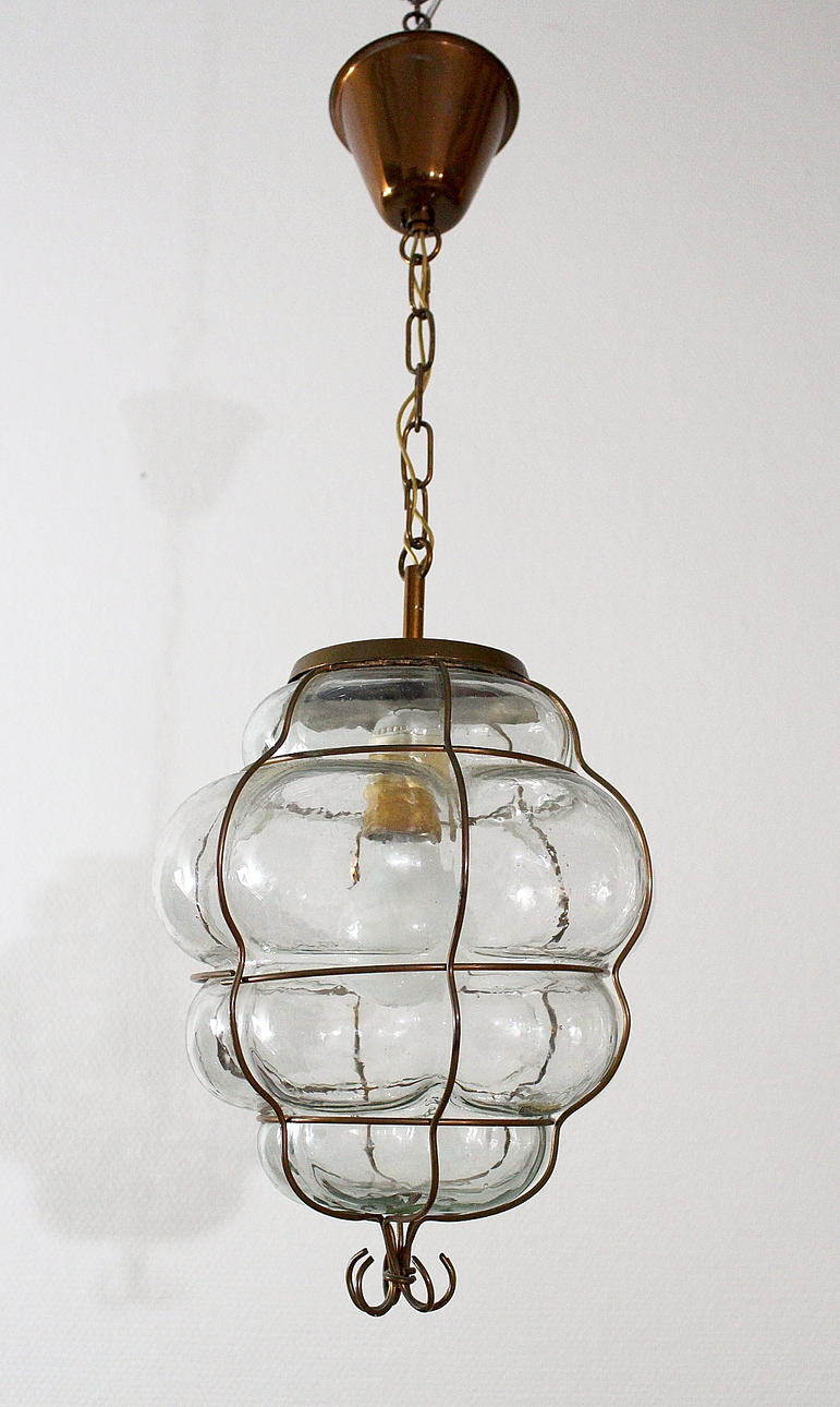 AKLAMPA, "Skansenglas", jugend, Ture Berglund, Stockholms Glasbruk, 1900-tal.