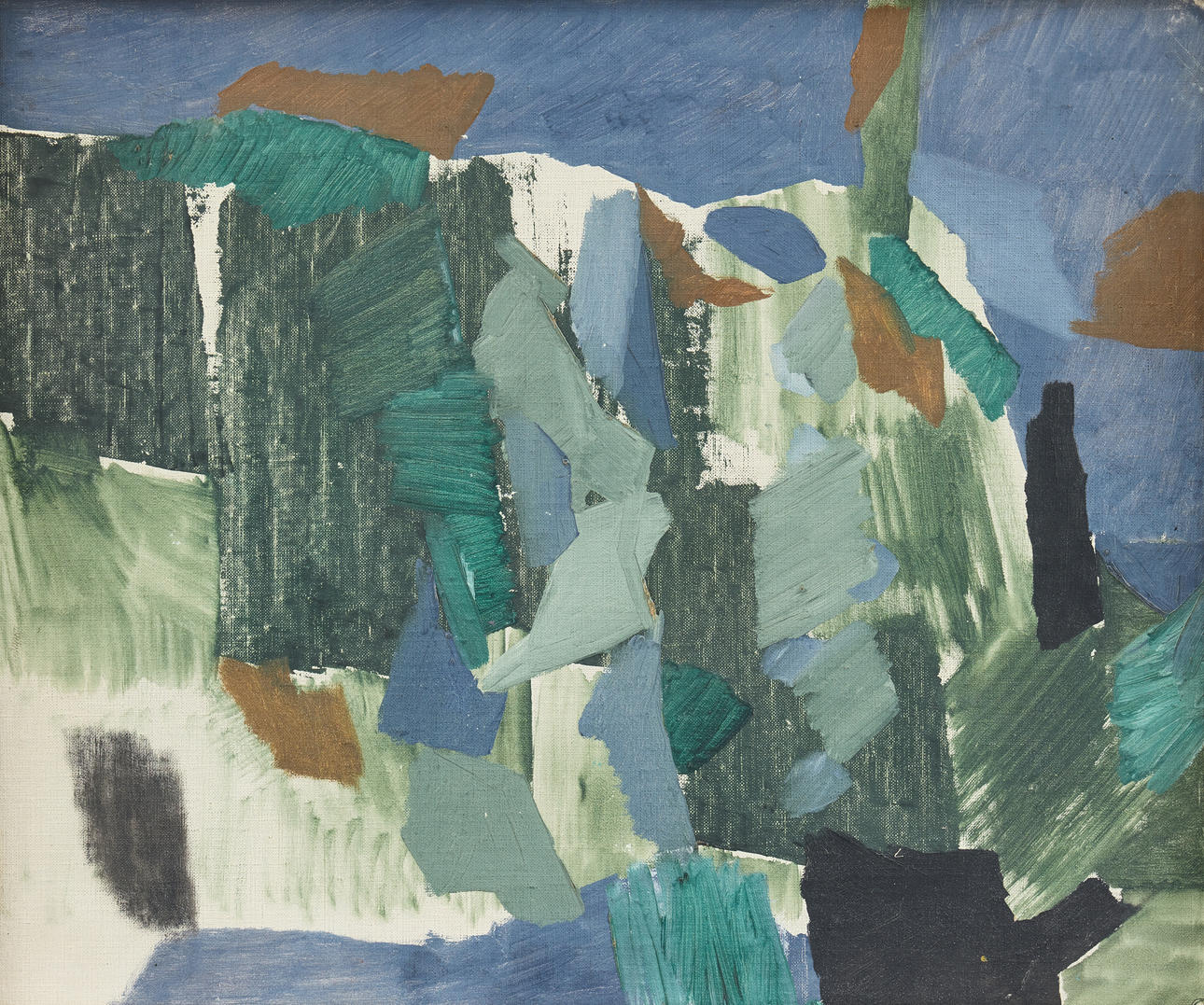 TORSTEN RENQVIST. “Blue-green forest”.