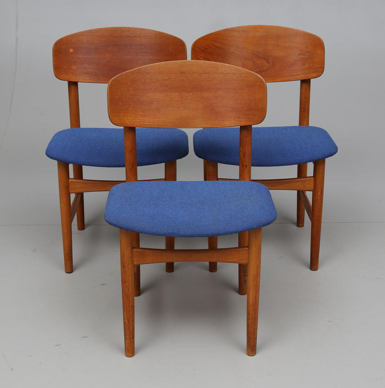 STOLAR, 3 st, modell 1222, Børge Mogensen, Søborg Møbelfabrik.