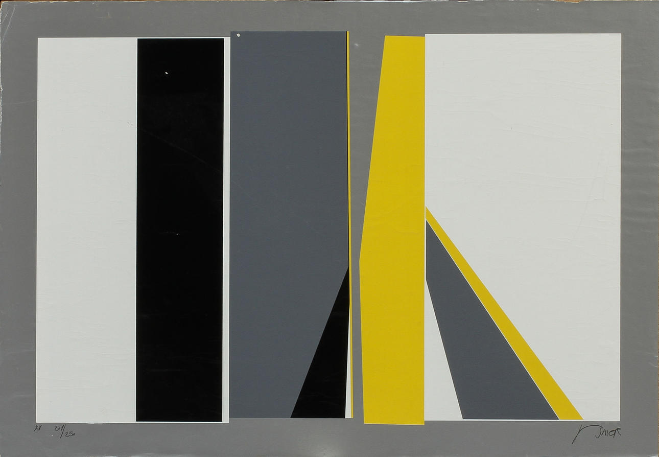 JEAN BAIER. serigrafi, signerad och numrerad XV 201-250.