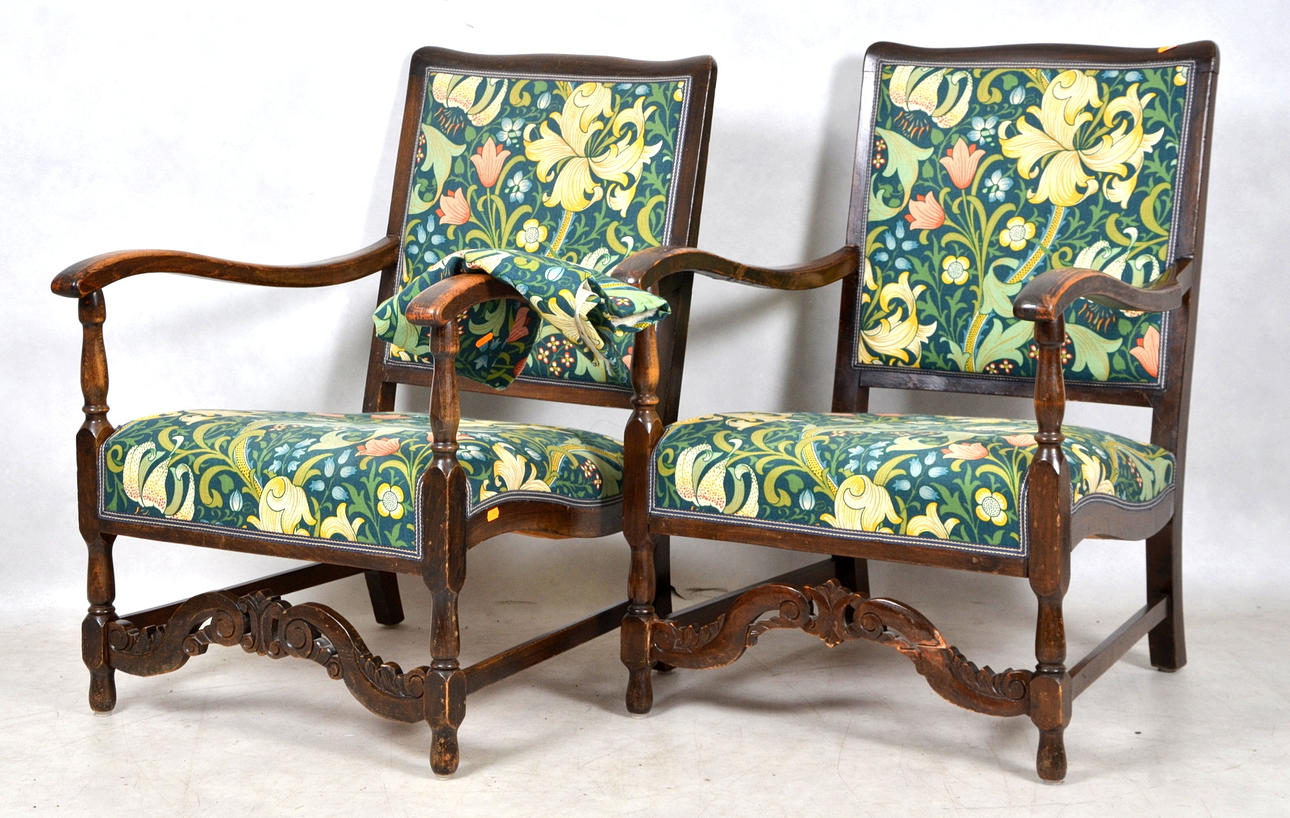 KARMSTOLAR, 1-par, 1900-talets första hälft.