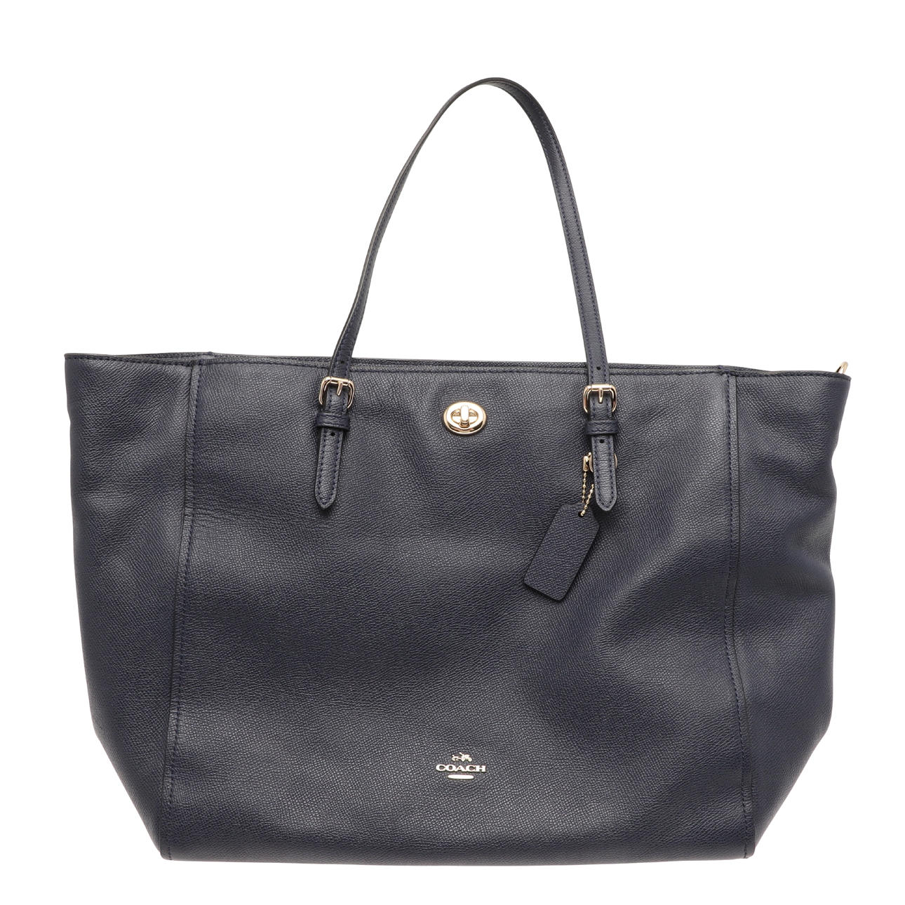 A TURNLOCK TOTE BAG BY COACH. Vintage & Designer Fashion - Auctionet