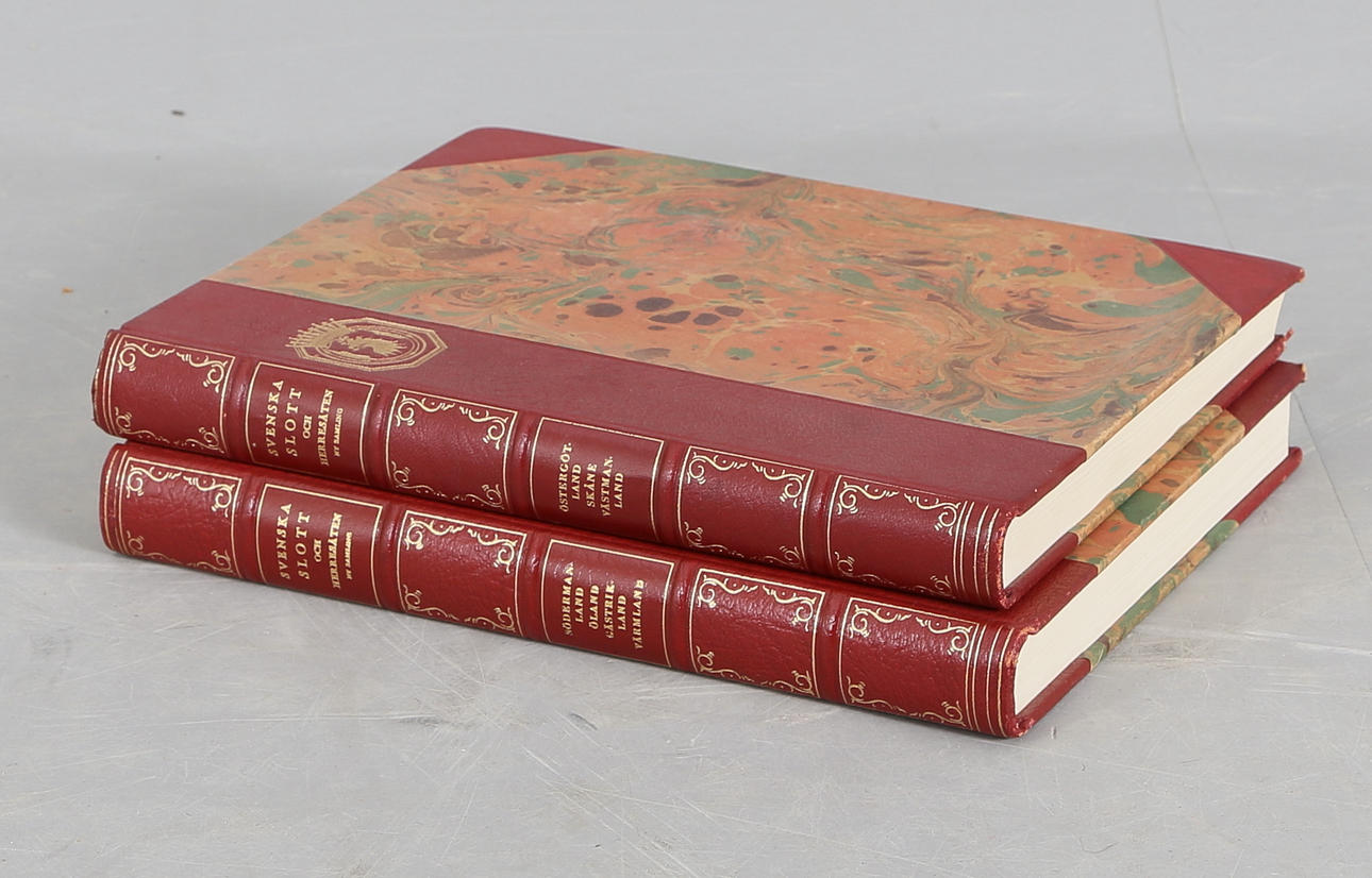 SVENSKA SLOTT och HERRESÄTEN, 2 st band 1934.