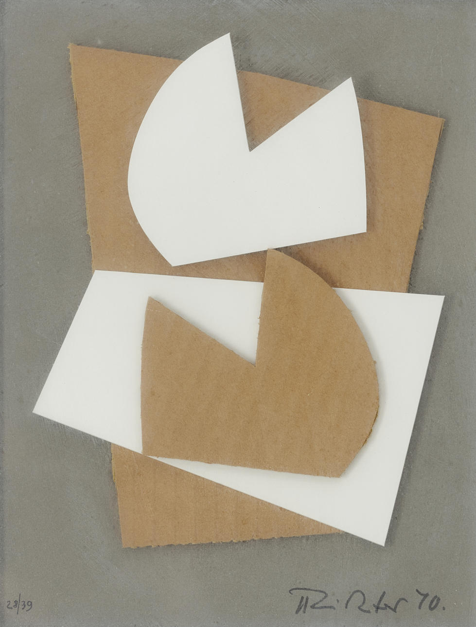 HANS RICHTER (TYSKLAND 1888-1976). Composition, signed and dated H ...
