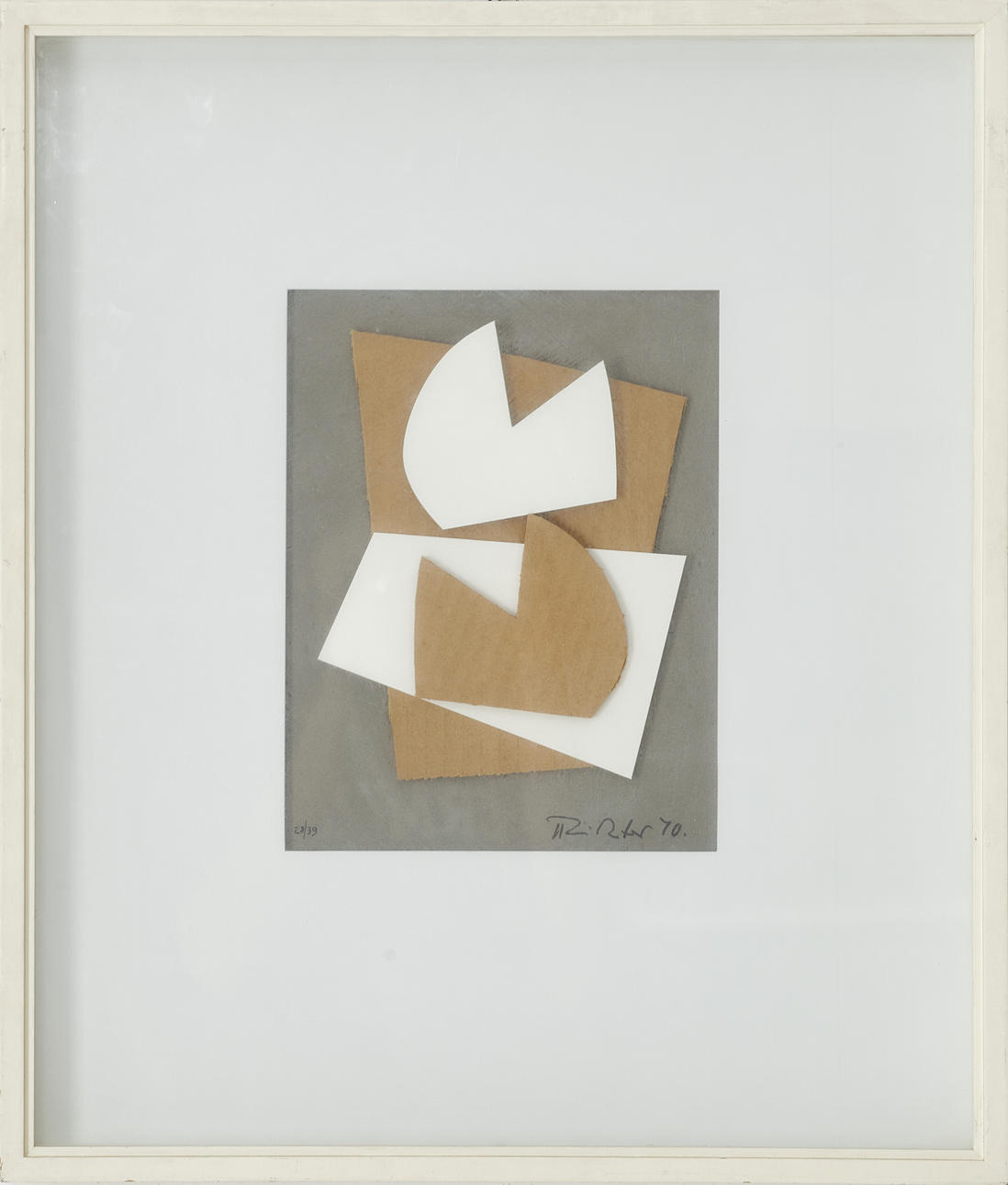 HANS RICHTER (TYSKLAND 1888-1976). Composition, signed and dated H ...