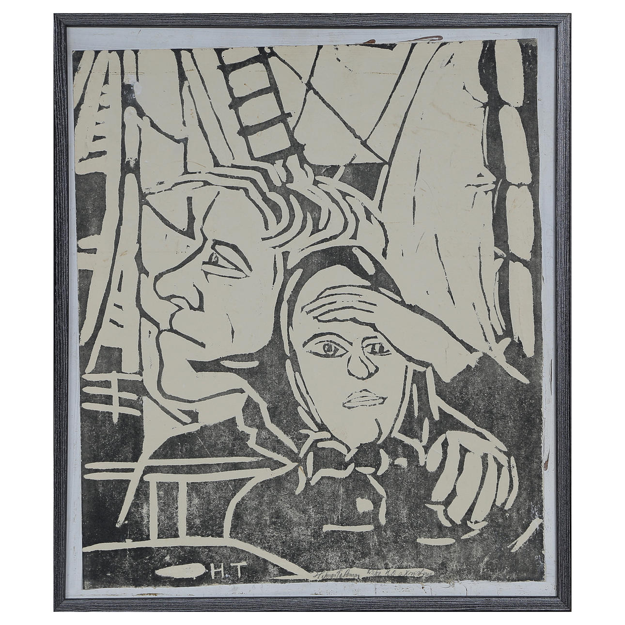 HELMER TELEMAN, LITHOGRAPH 23/50, SIGNED.
