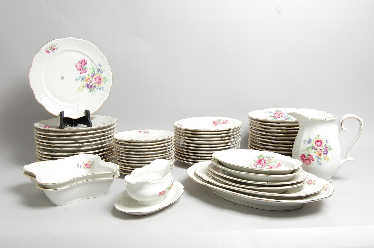 MATSERVIS, 58 delar, Bareuther, Bavaria,1940-tal.