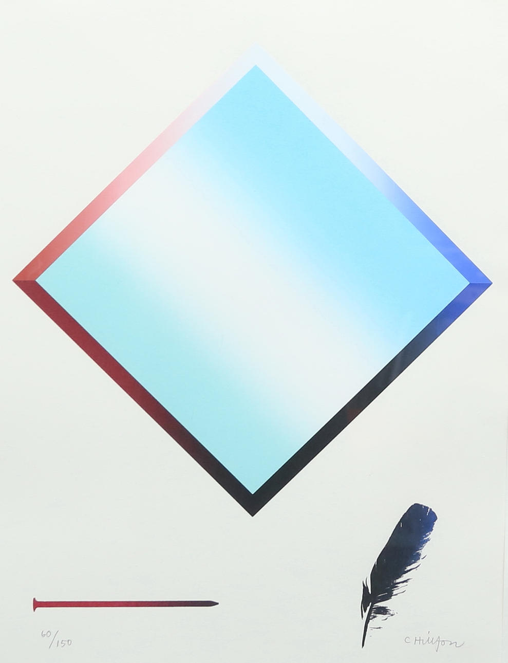 CURT HILLFON. lithograph, signed and numbered 60/150.