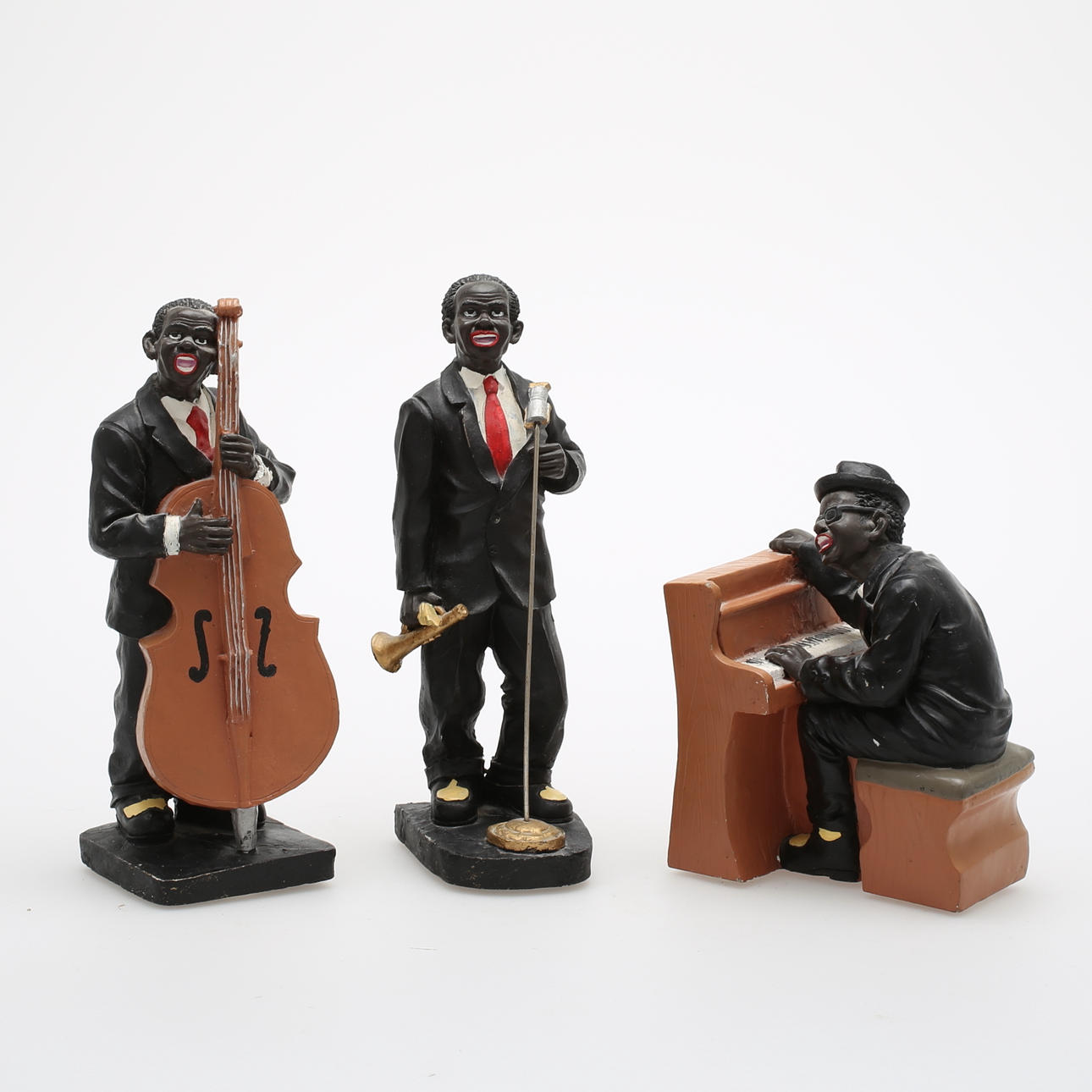 FIGURINER, 3 st, jazzorkester, konstmassa.