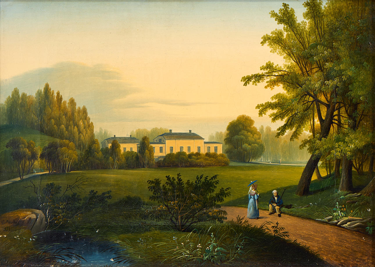 CARL ABRAHAM ROTHSTÉN. “Löfstad Manor”.