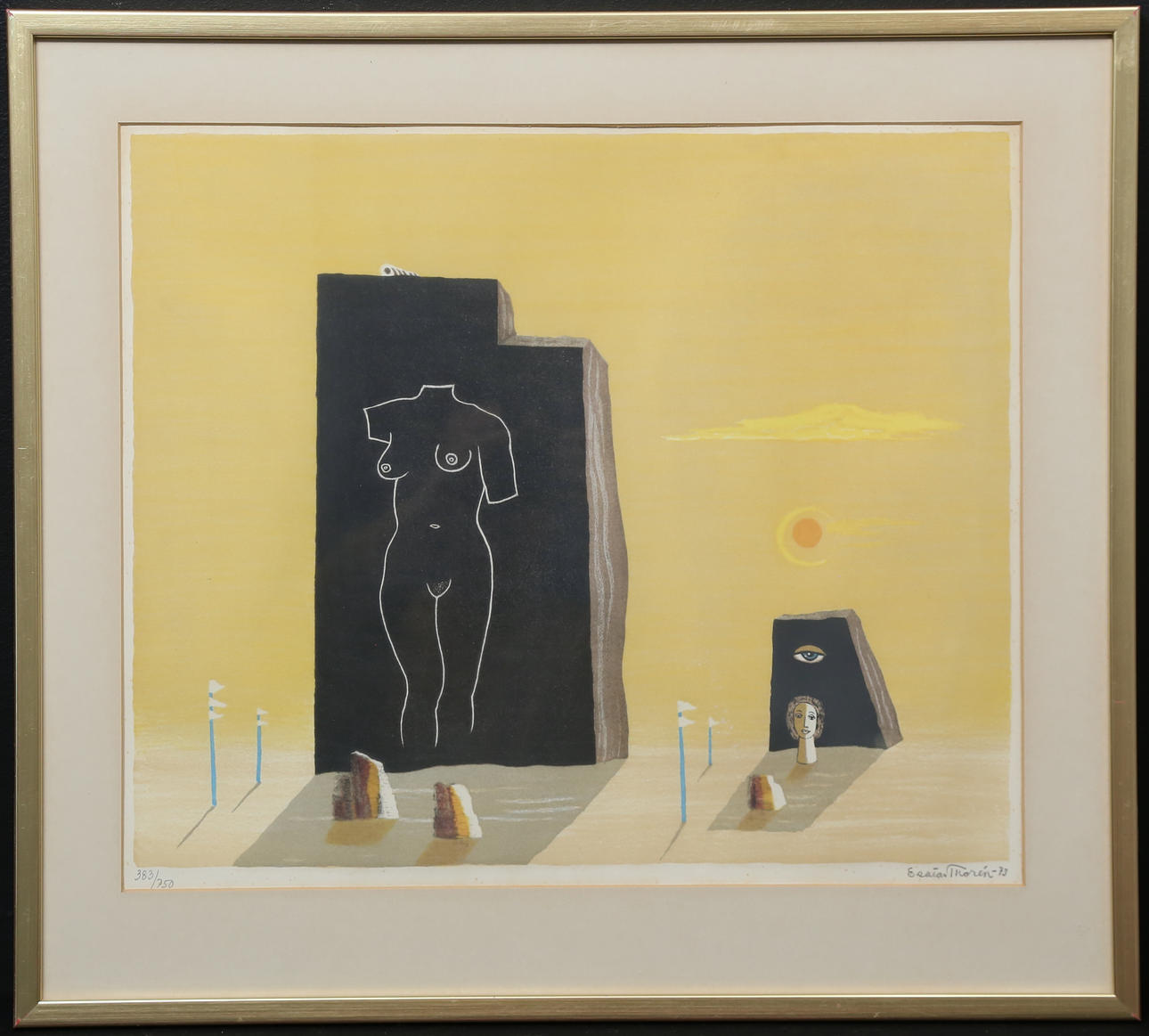 ESAIAS THORÉN. lithograph, signed and numbered 383/750.