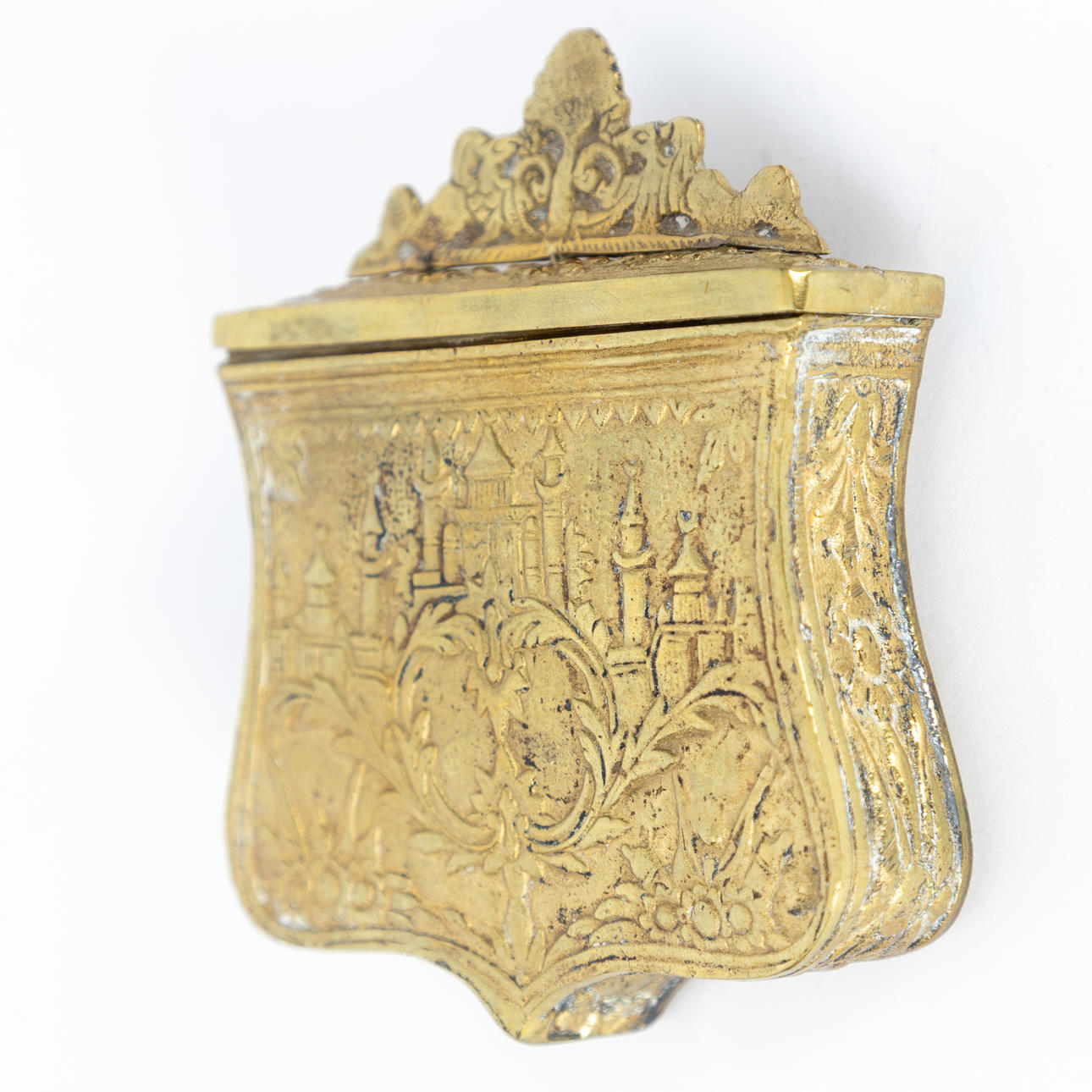 Ottoman patronväska, mässing, 19. Jh.