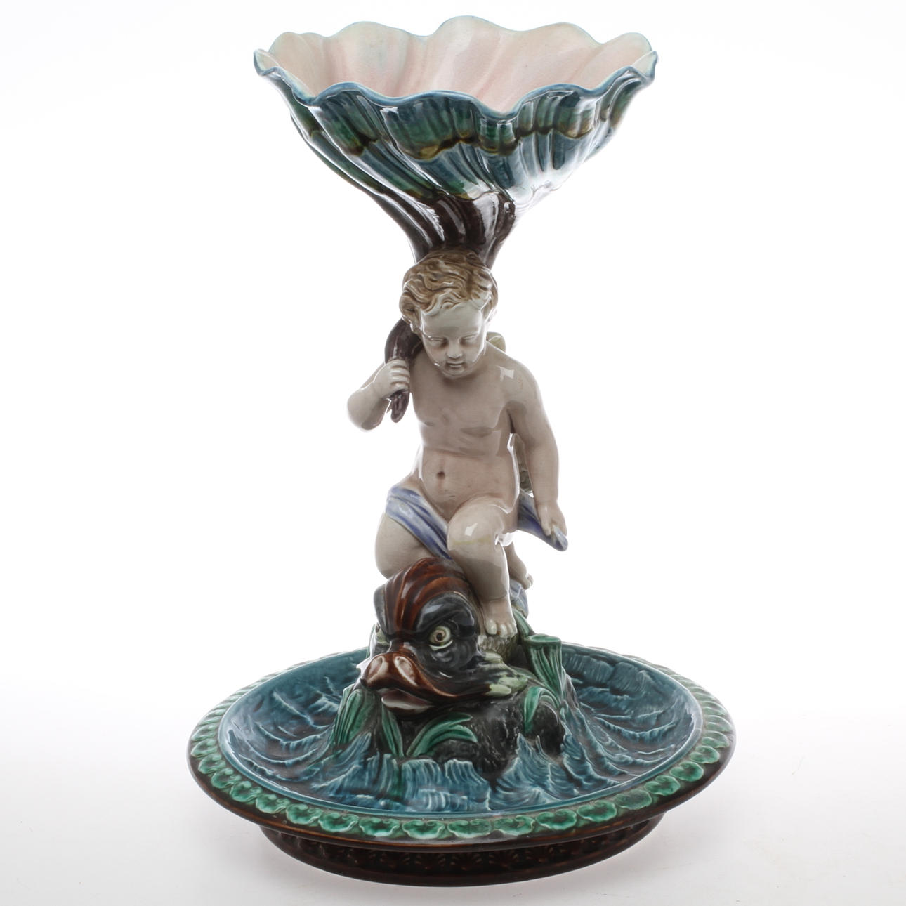 BORDSUPPSATS, majolika, Rörstrand, 1800-talets slut.