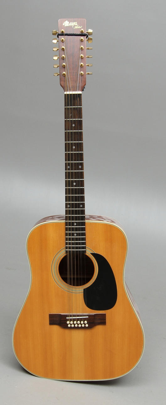GITARR, Maya, "Artist", 12 strängar, 1900-tal.