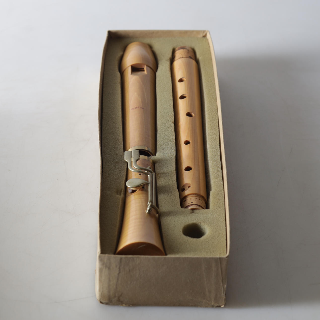 A maple flute from Moeck, Germany, 20th century. Collectables - Musical ...