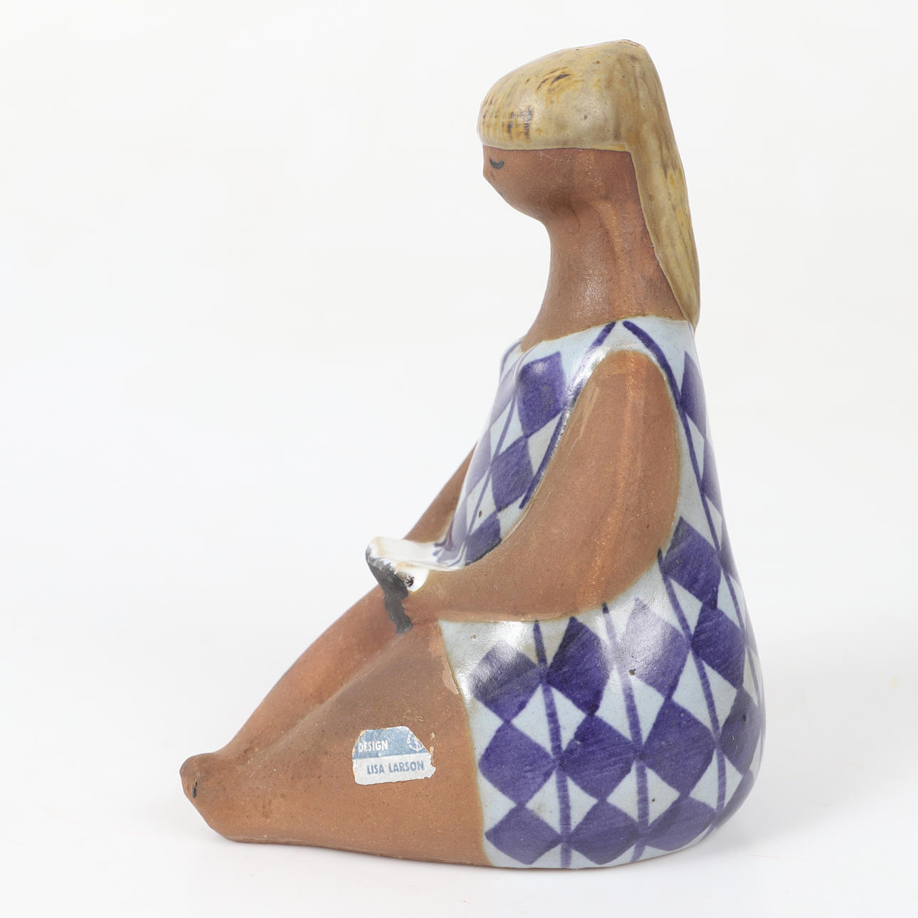 LISA LARSON. Figure, “Amalia”, from “ABC-Flickor”, stoneware