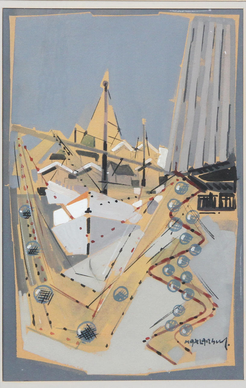 MAX LARSON. WATERCOLOUR, on paper, signed. Art - Paintings - Auctionet