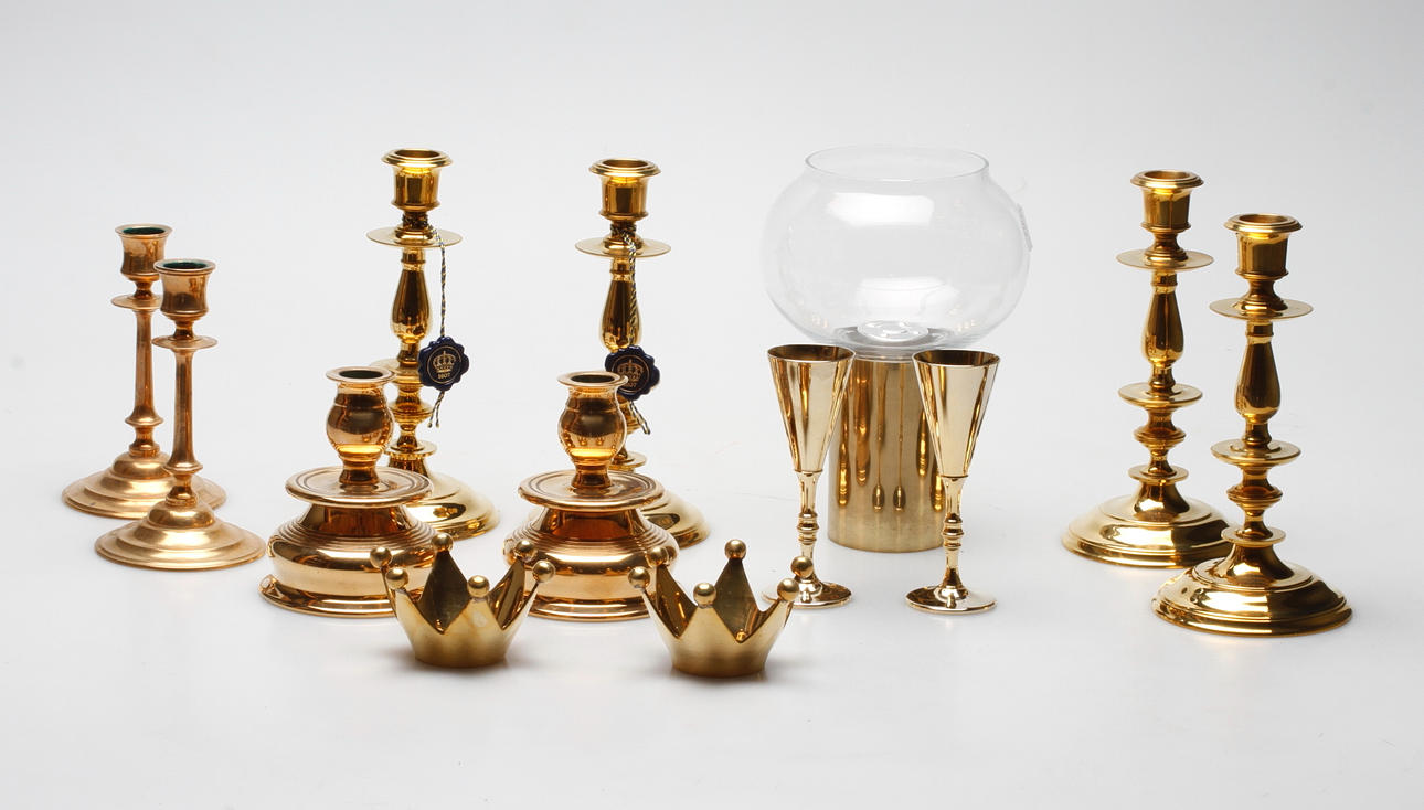 MÄSSING, 13 delar, bland annat Skultuna.