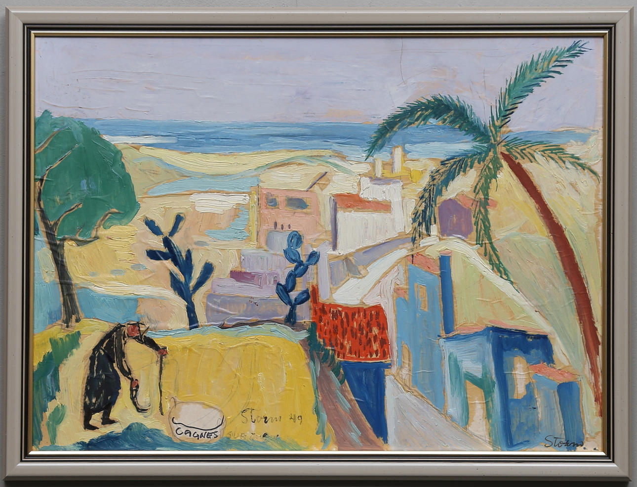 SVEN STORM. Blandteknik, signerad och daterad 49.