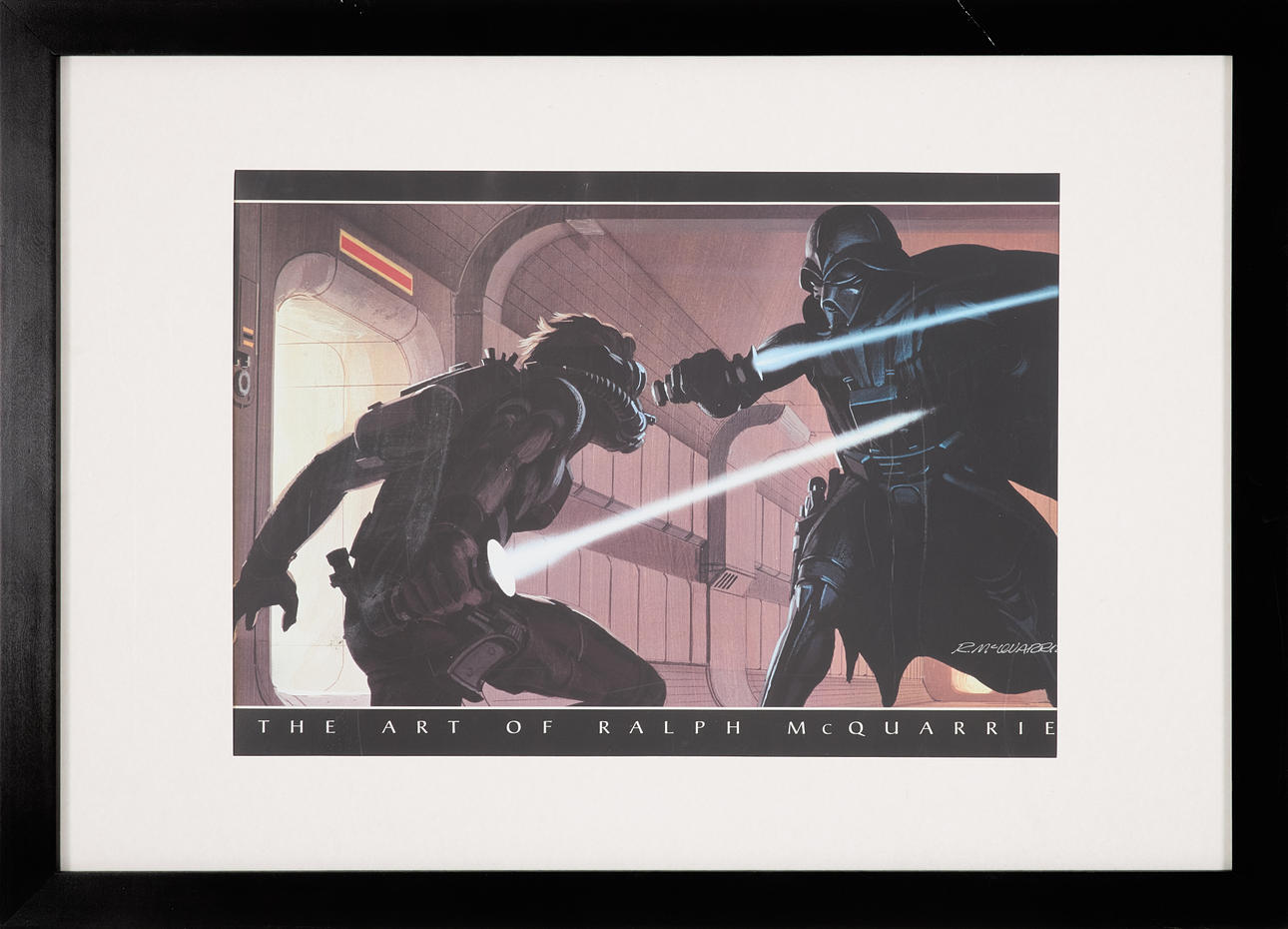 RALPH MCQUARRIE (1929-2012). Luke Starkiller (Skywalker) vs. Darth ...