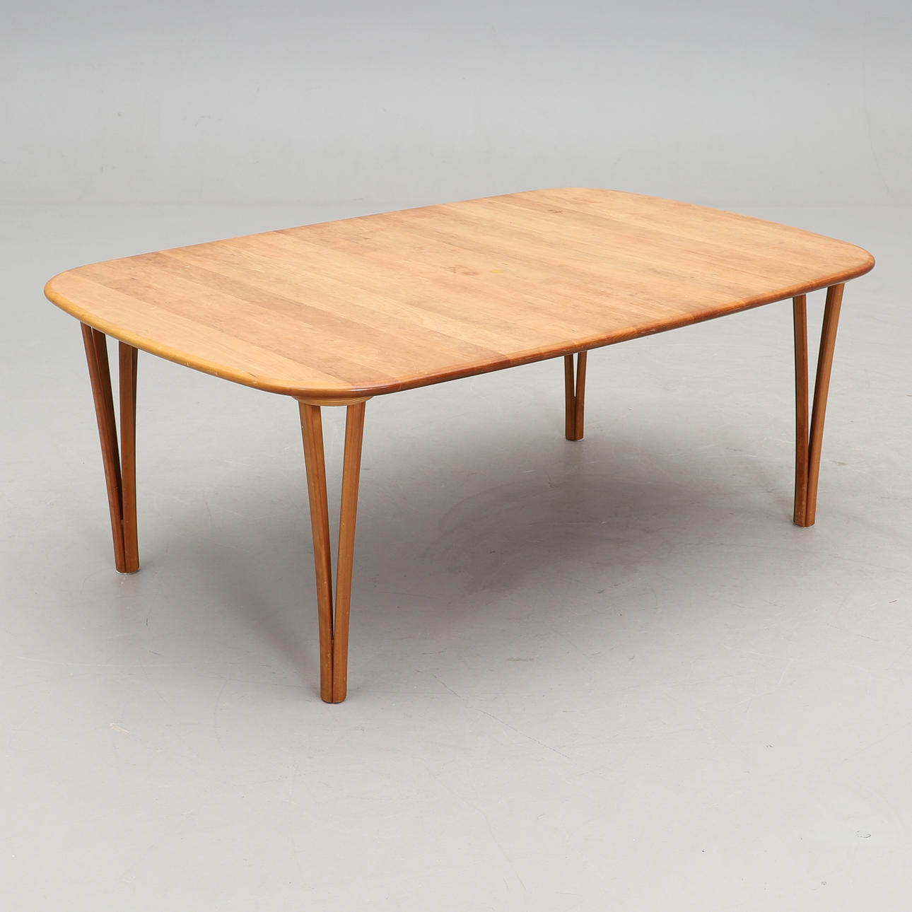 A COFFEE TABLE, Haslev, Denmark, branded with a tray. Furniture ...
