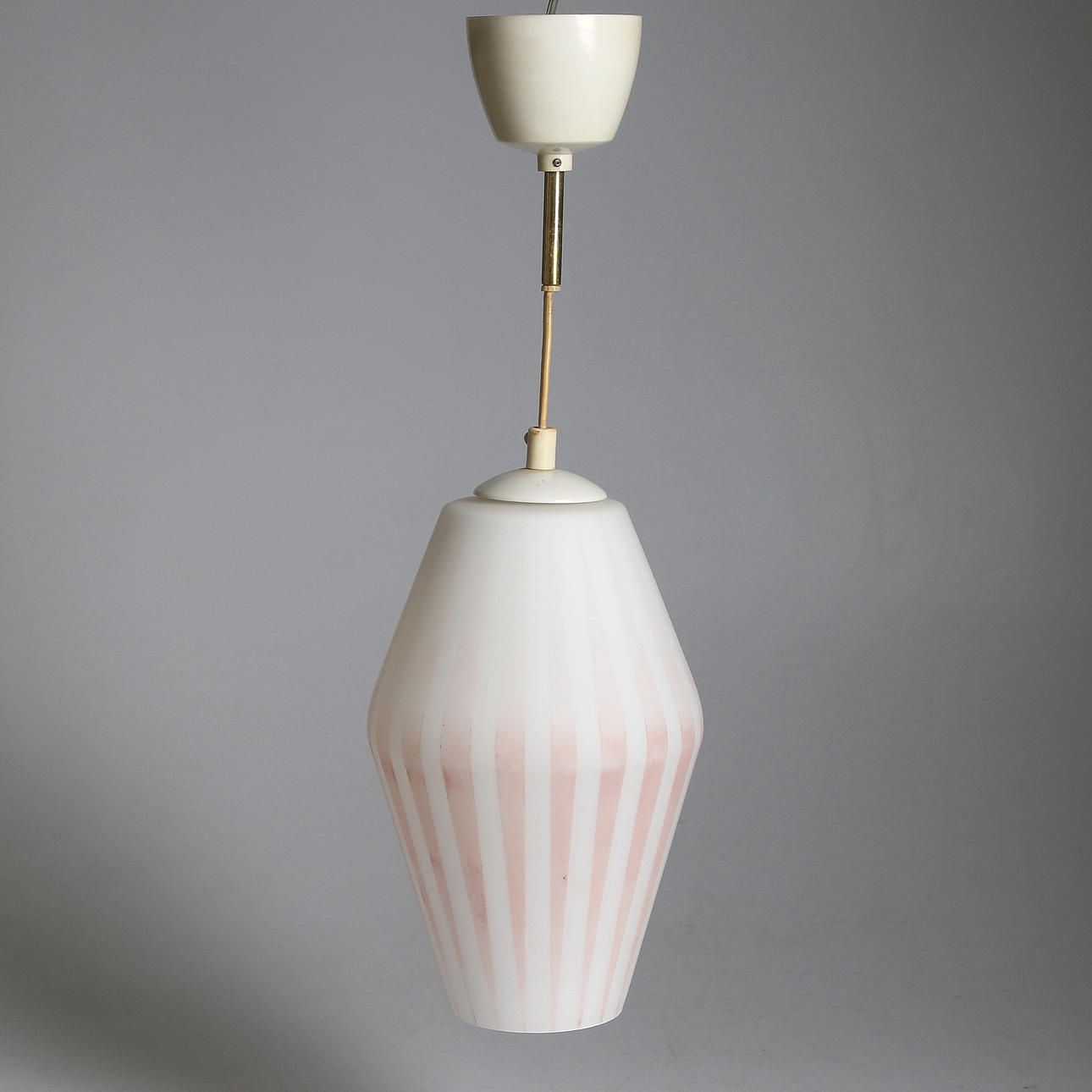 TAKLAMPA, glas, 1950-tal.