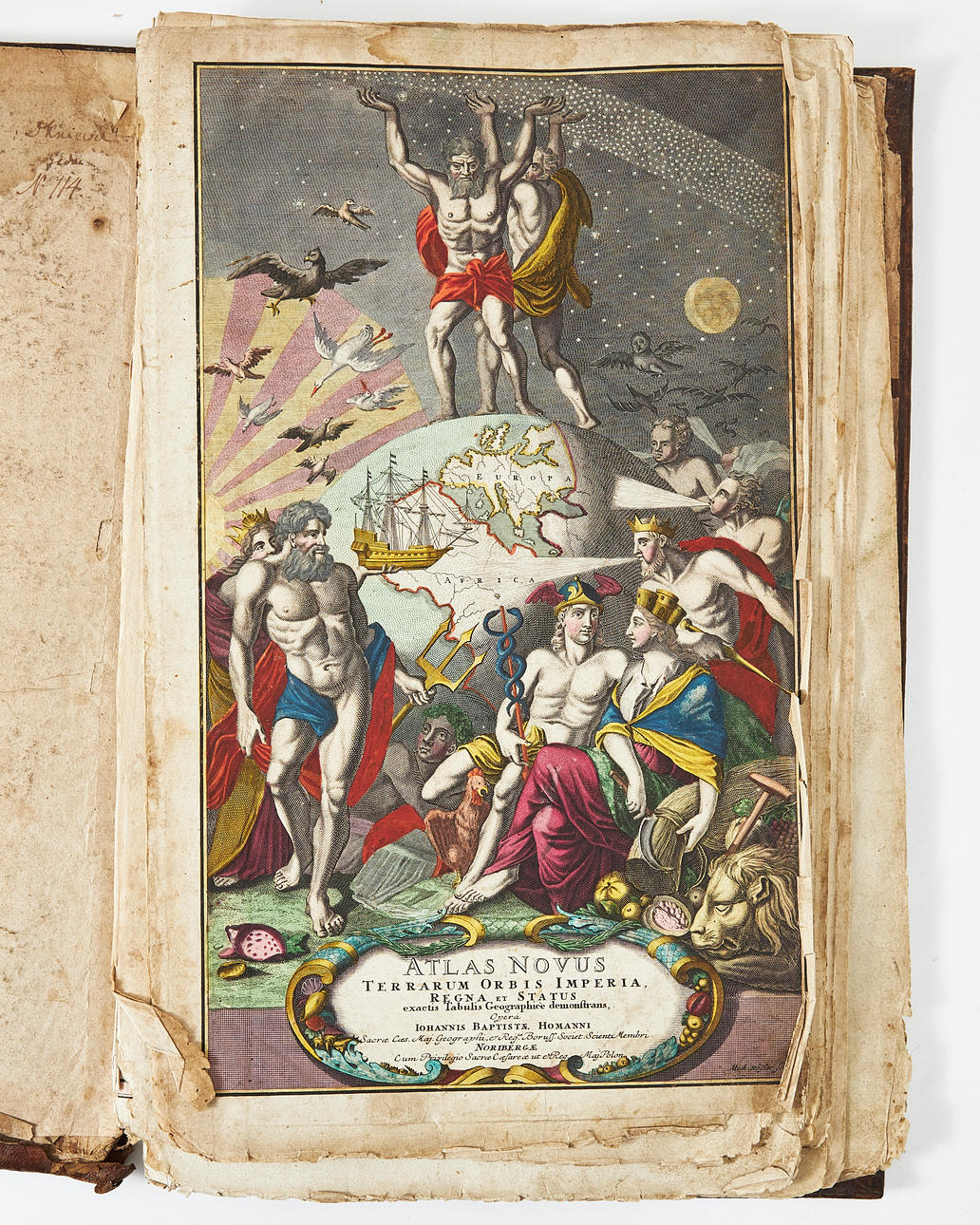 HOMANN, ATLAS NOVUS, CA 1730.