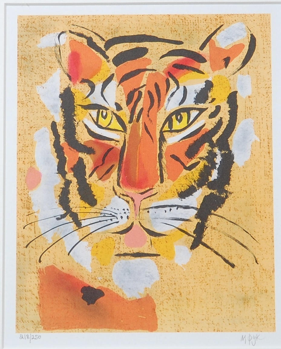 MADELEINE PYK. litografi, signerad numrerad 218/250.