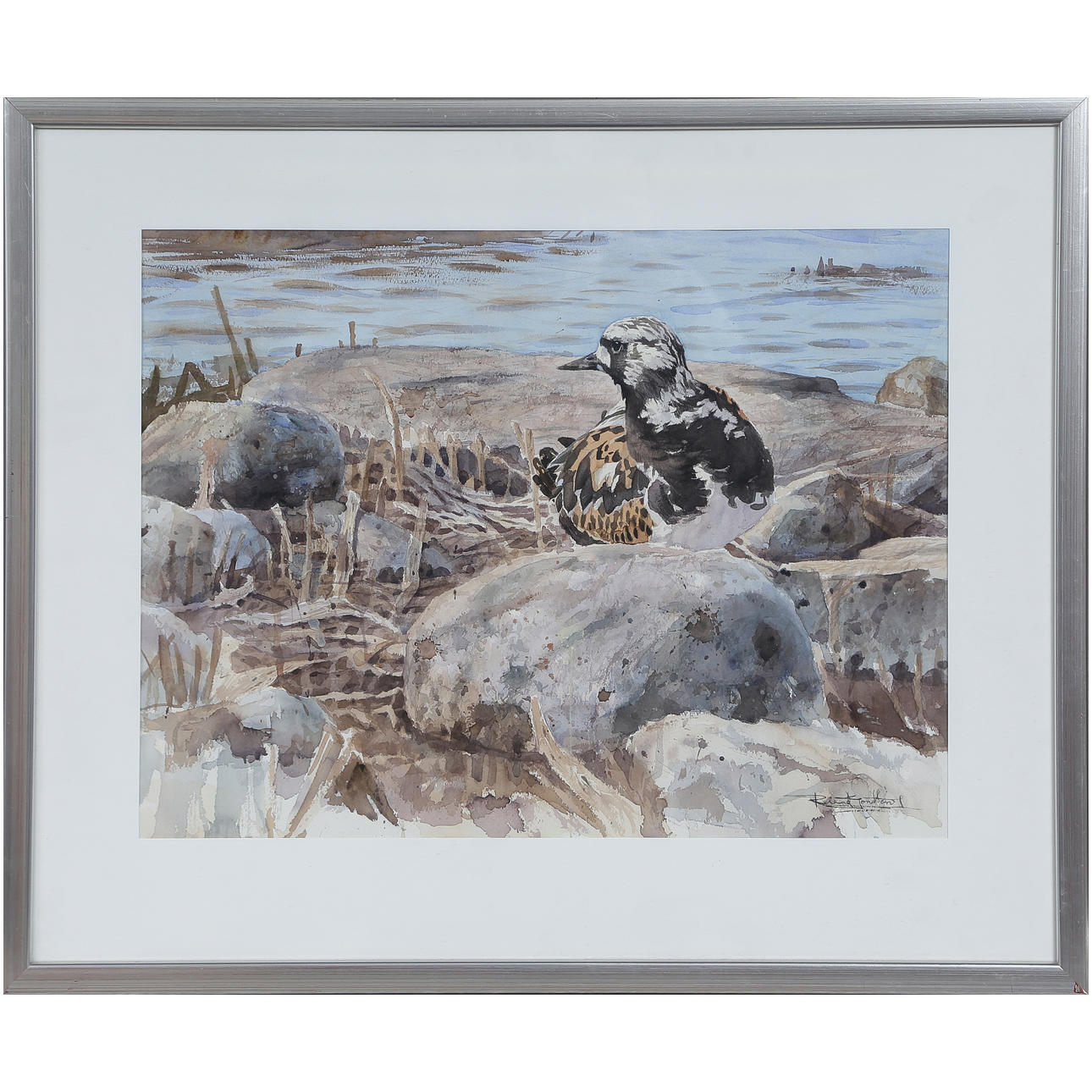 ROLAND JONSSON (b. 1958) WATERCOLOUR, SIGNED.