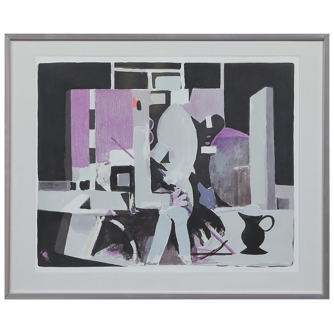 ULF WAHLBERG. LITHOGRAPH 60/225, SIGNED, DATED.