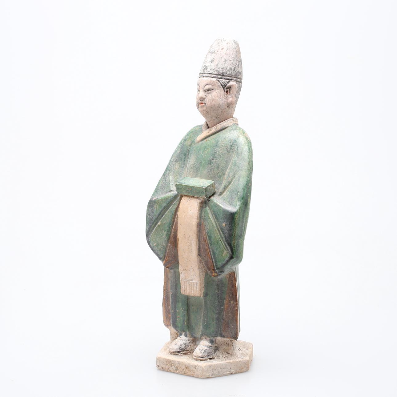 GRAVFIGUR i terracotta, Ming dynastin, (1368-1644), Kina.