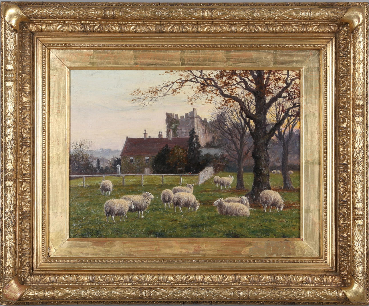 DIXON CLARKE. olja på duk, signerad.