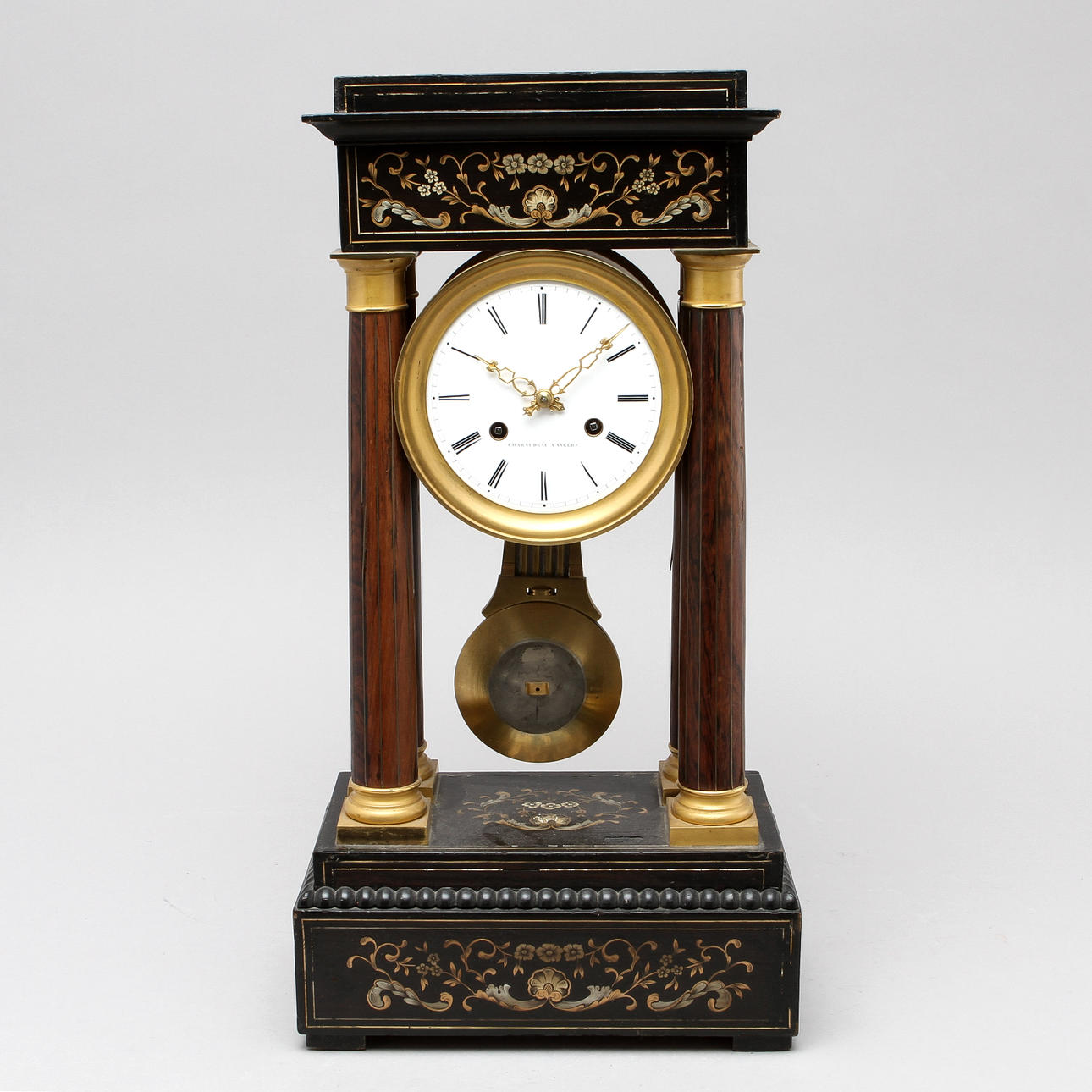 BORDSPENDYL, senempire, 1800-tal.