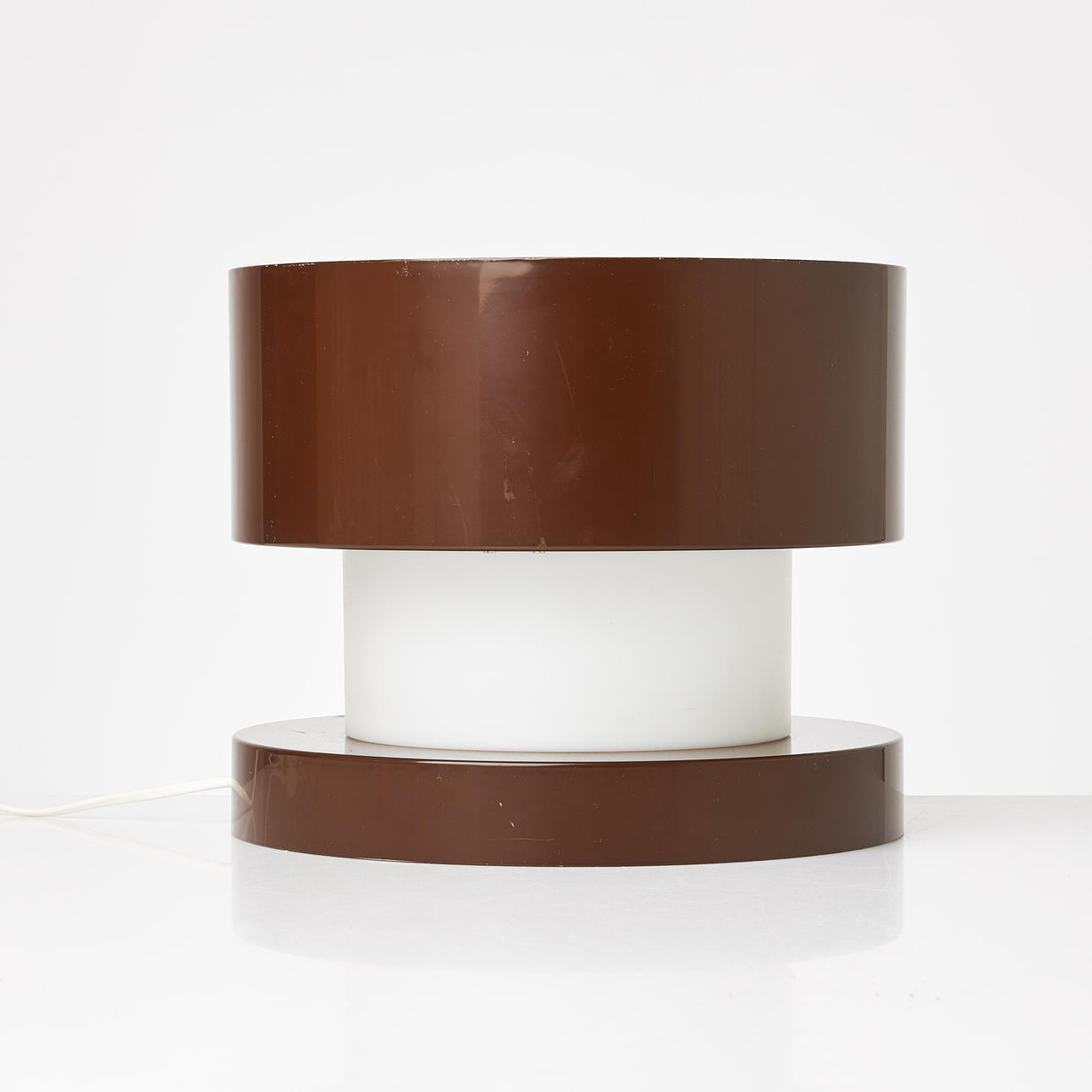 TABLE LAMP, Luxus, acrylic plastic and glass, model 3186, labeled below ...