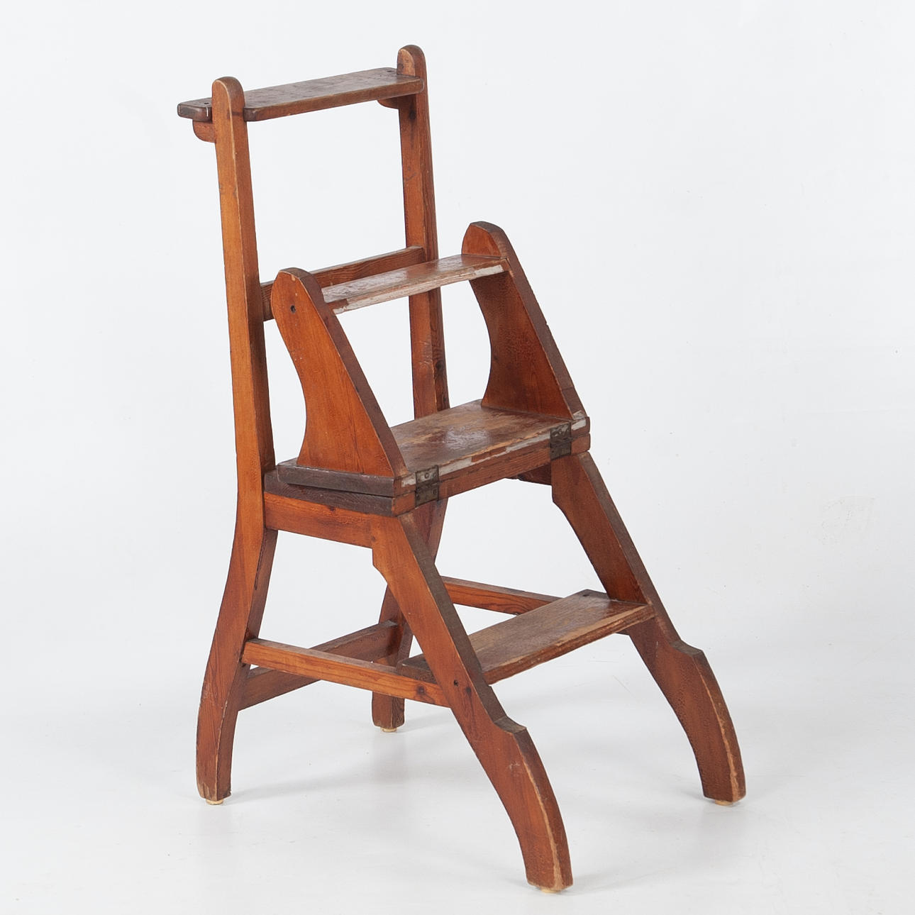 LIBRARY LADDER/STEPLADDER. early 20th century. Furniture - Armchairs ...