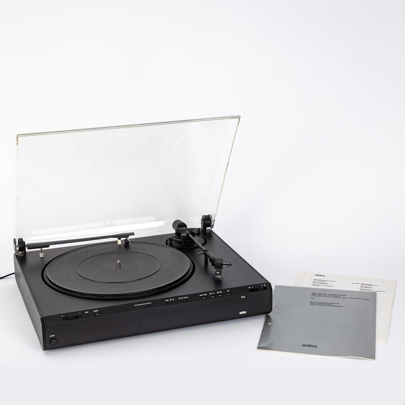 P4 turntable by Dieter Rams for Braun.