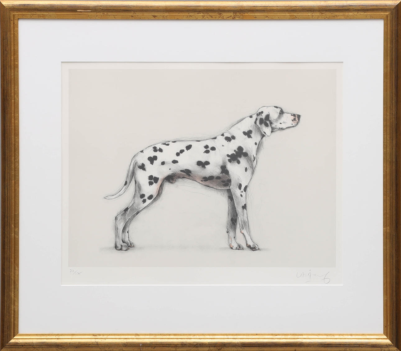LASSE ÅBERG. lithograph, Dalmatin, numbered 77/175, signed.