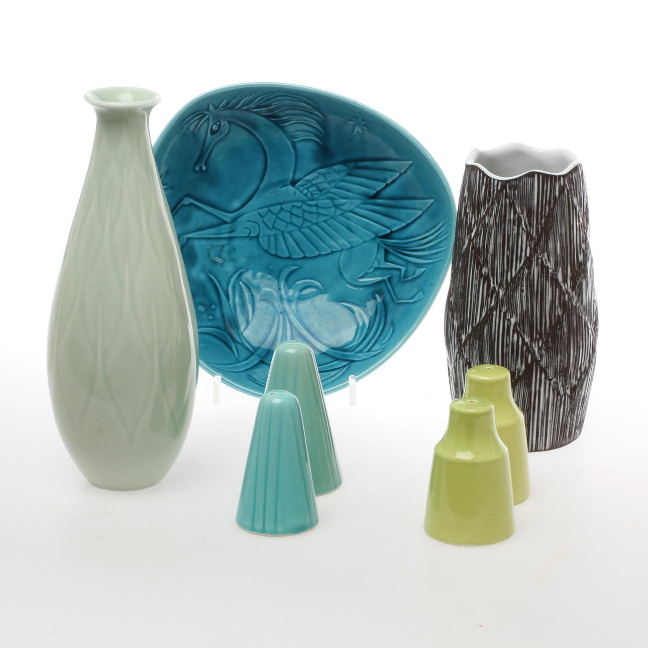 PARTI KERAMIK, 7 delar, bland annat Stålhane, Rörstrand.