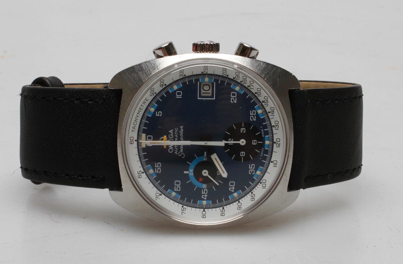 ARMBANDSUR, Omega Seamaster, Modellnr 176.007, Automatic, Chronograph, cal 1040, stål, 38mm.