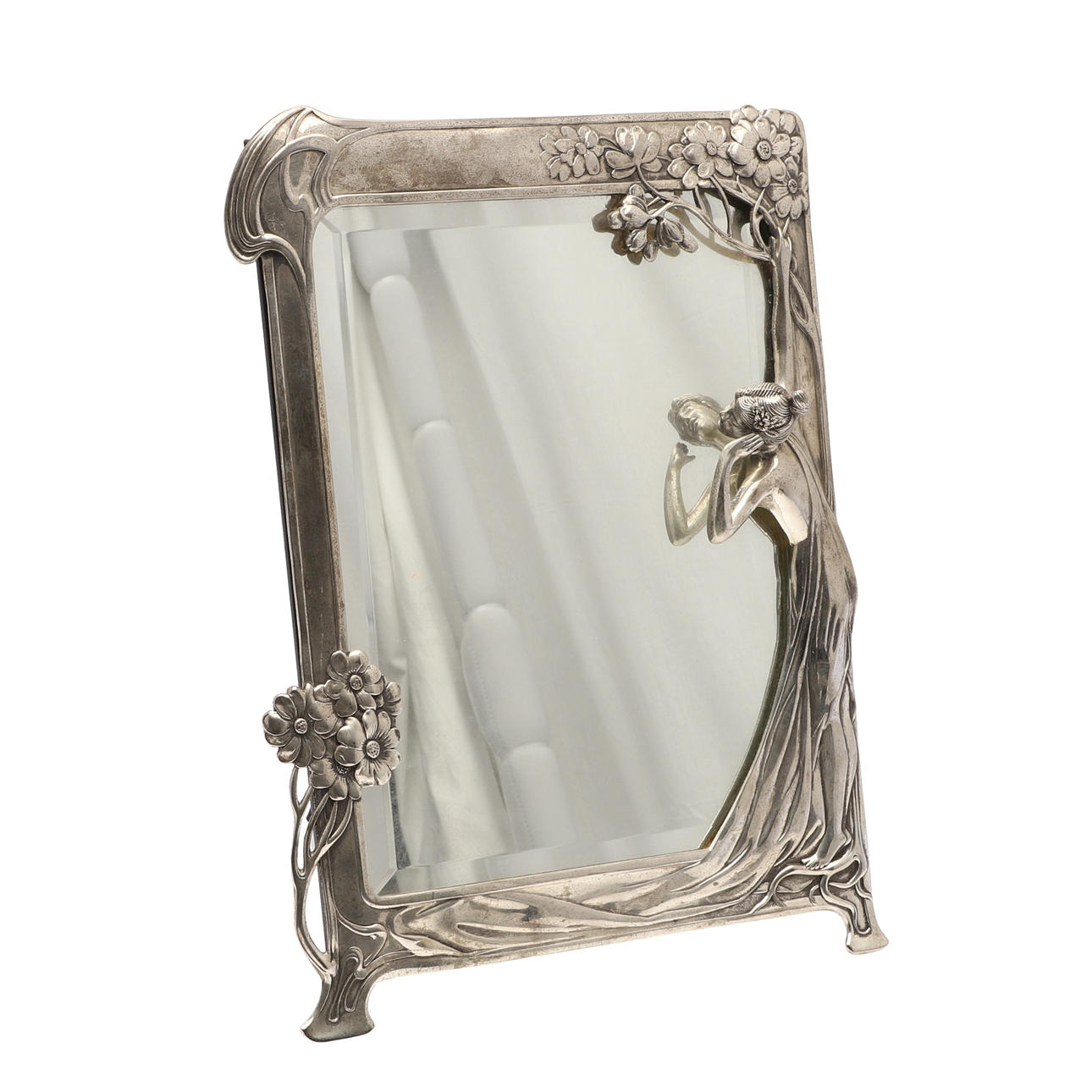 W.M.F STYLE EASEL MIRROR.