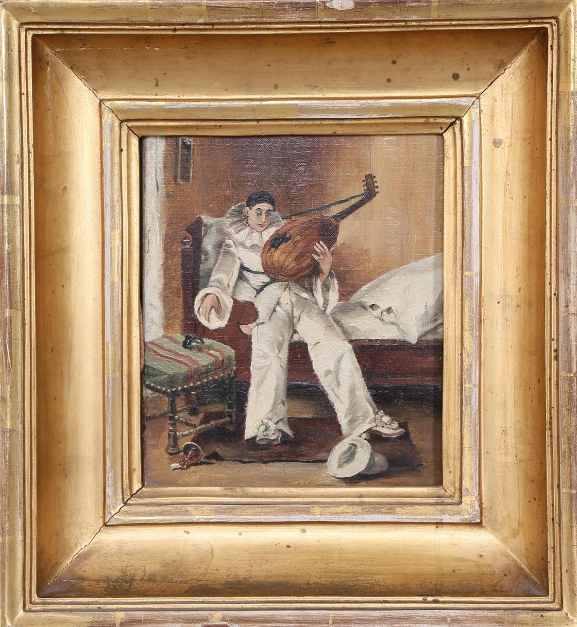 OLJA på duk, osignerad, ca 1900.