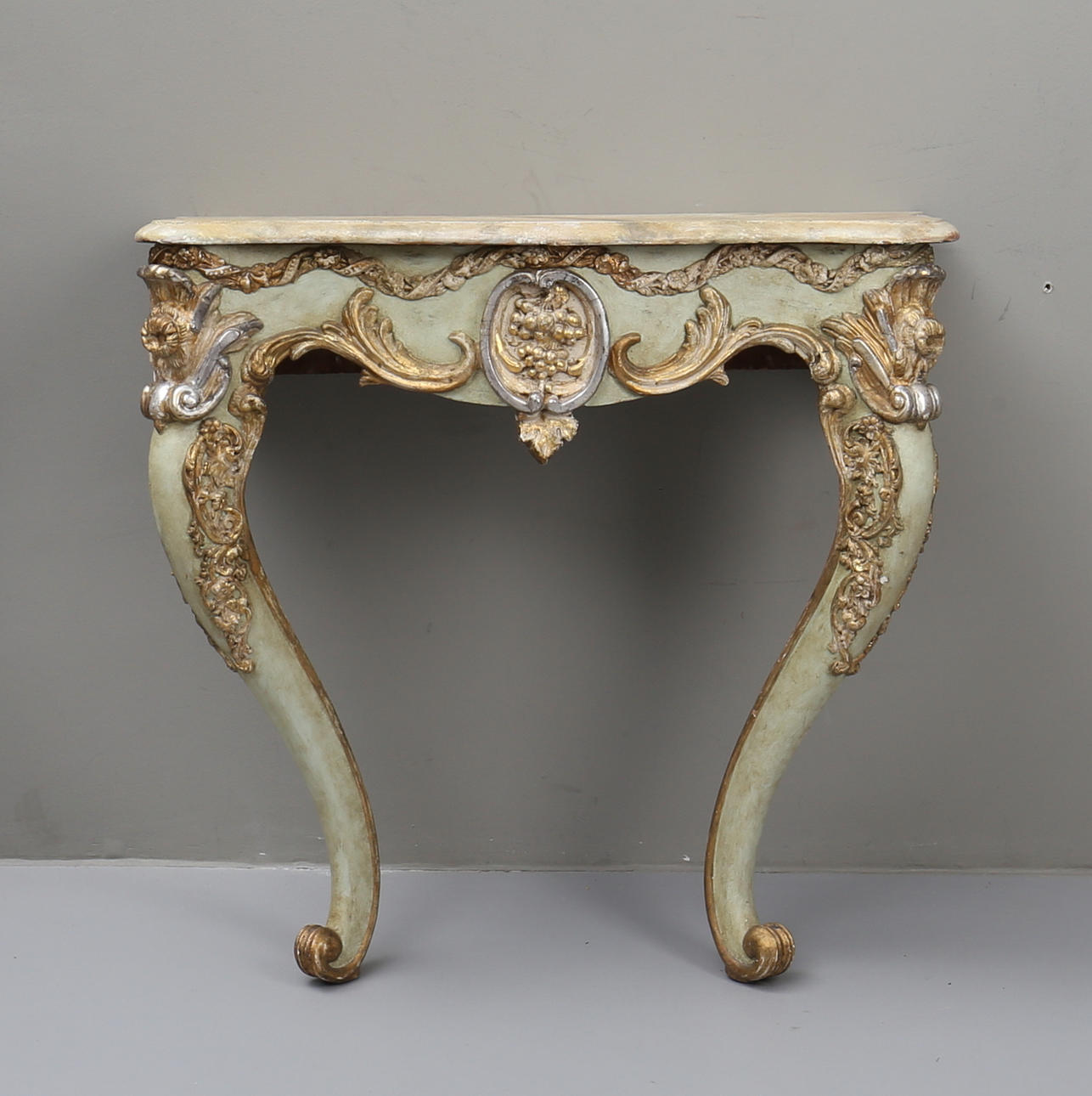 CONSOLE TABLE, rococo, 18th century.