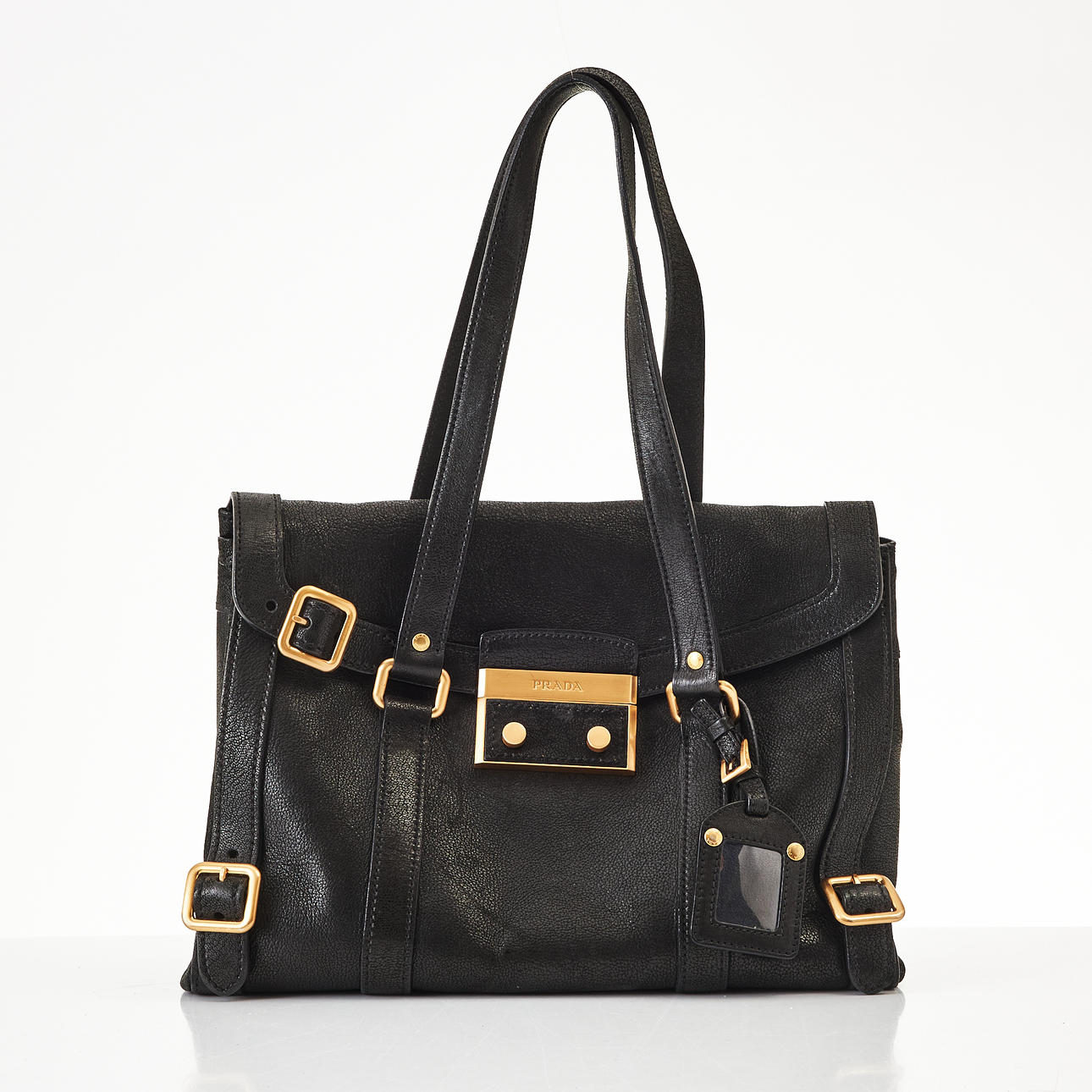 PRADA, handbag, “Antic Buckles”.