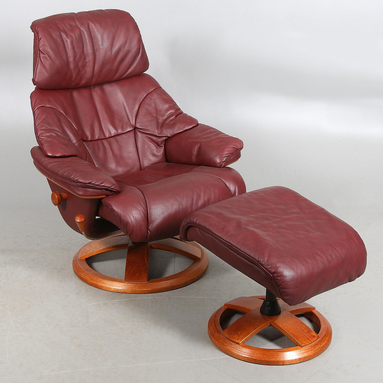 FÅTÖLJ med FOTPALL, "Stressless", Ekornes, 1900/2000-tal.