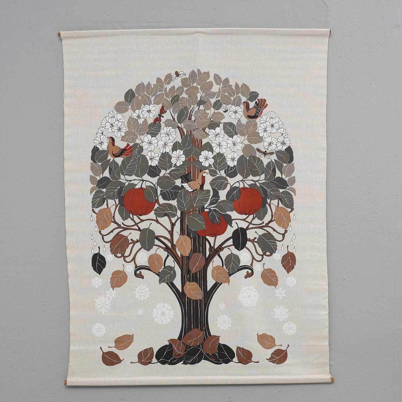 VÄGGBONAD. Tyg, design Toni Hermansson.