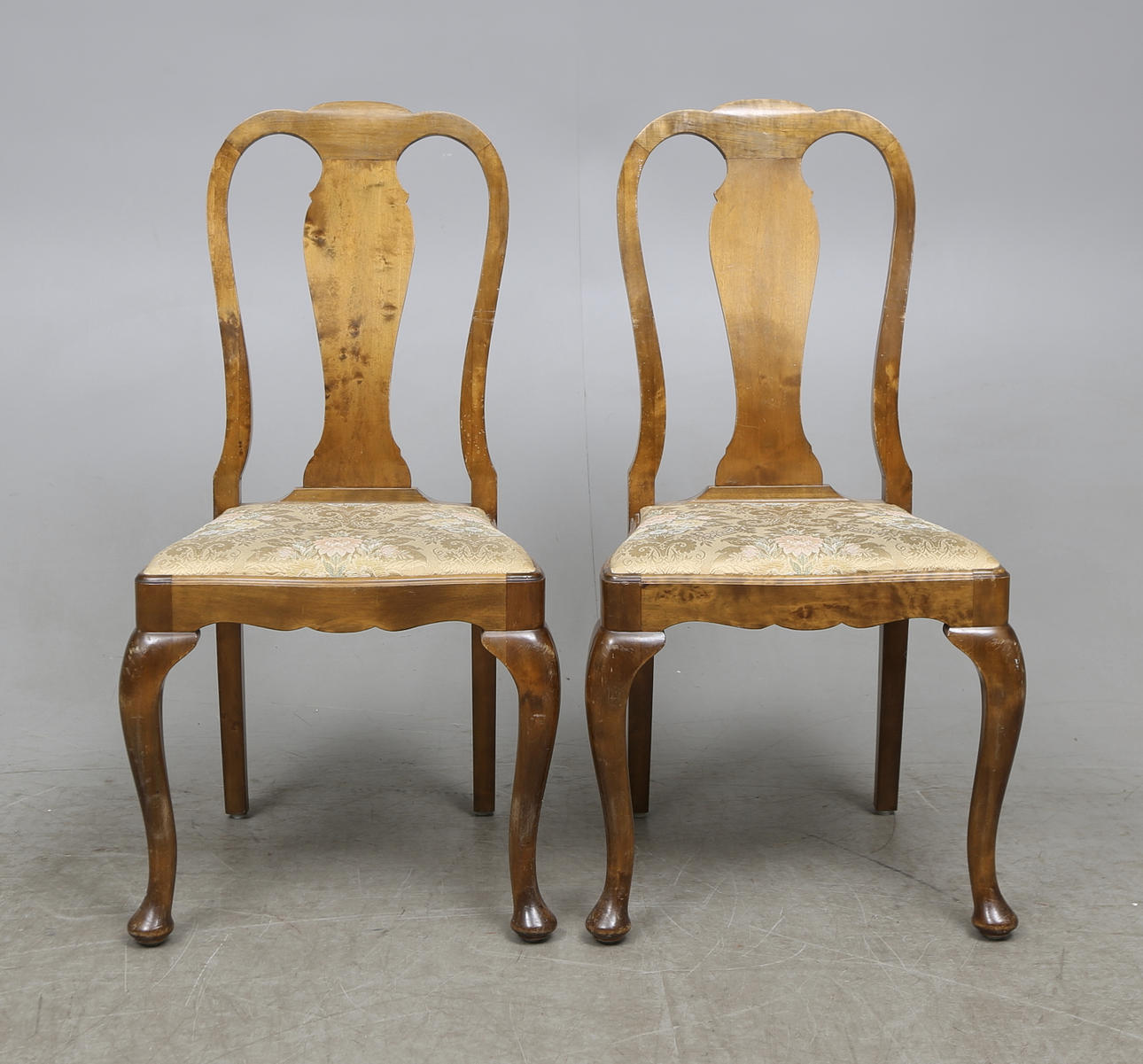 STOLAR, ett par, rokokostil, 1900-tal.