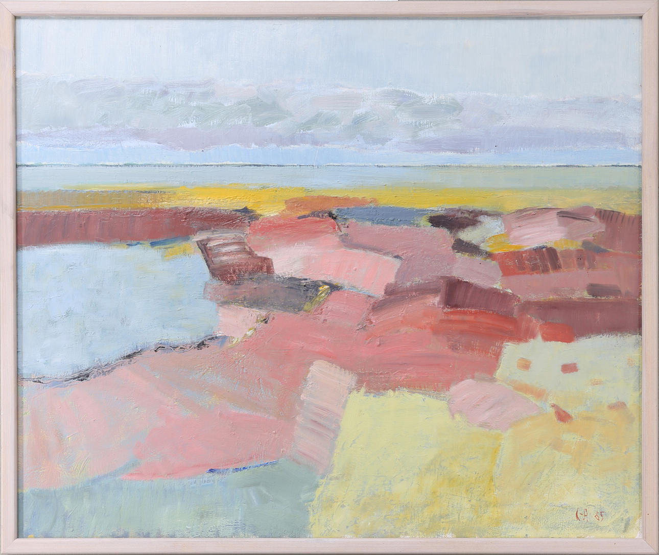 CONNY AHLGREN. Landskap, olja på duk, signerad och daterad -85.